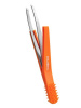 Пинцет для бровей со скошенным краем и силиконовой щеточкой Solomeya Eyebrow tweezer, 1 шт.